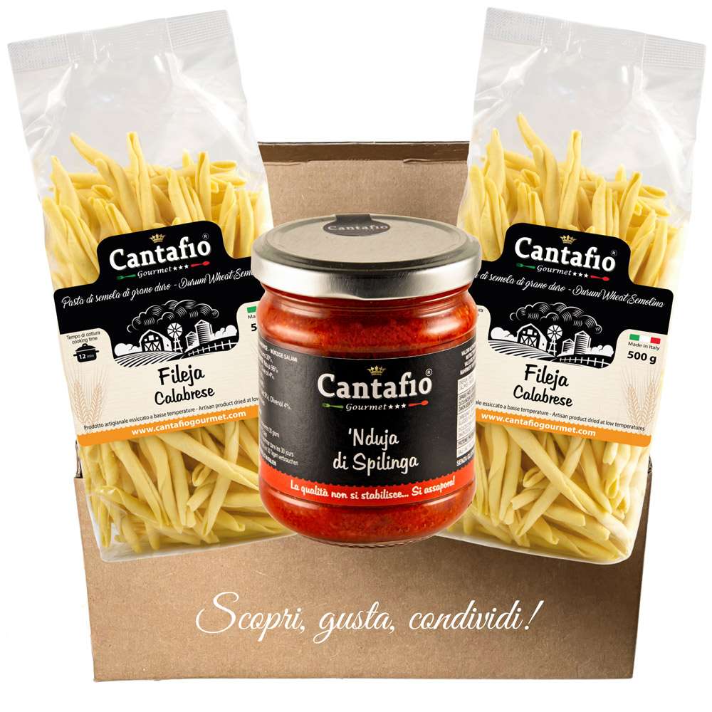 Box 'Nduja di Spilinga e Fileja Calabrese - Maccheroni al ferretto