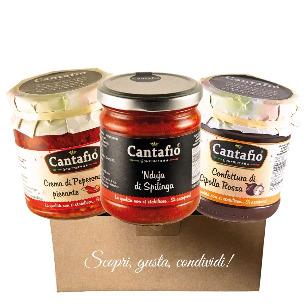 DegustiBox “Il Tris dei Sapori di Calabria” – Salse Tipiche Calabresi