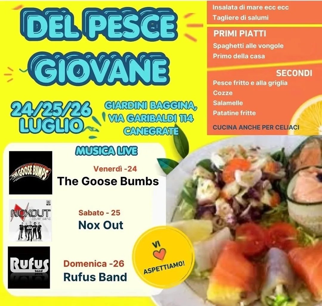 Locandina Del Pesce Giovane 2026 a Canegrate (Milano)