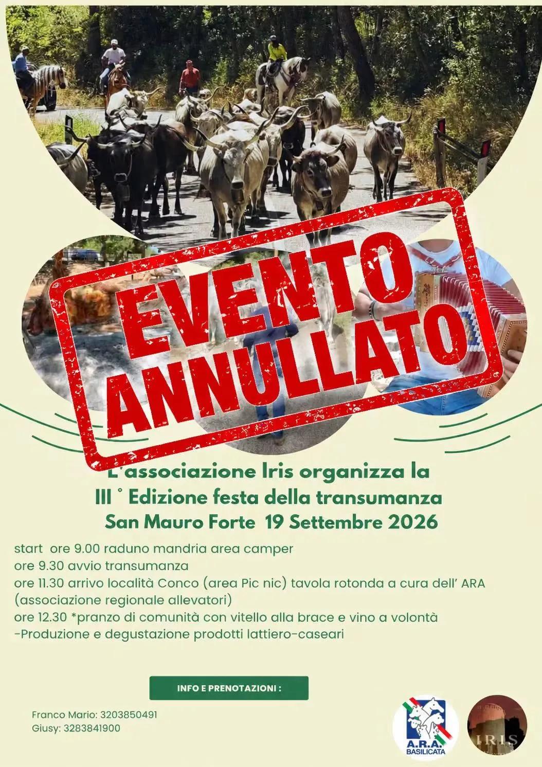 III° Edizione festa della transumanza 2026