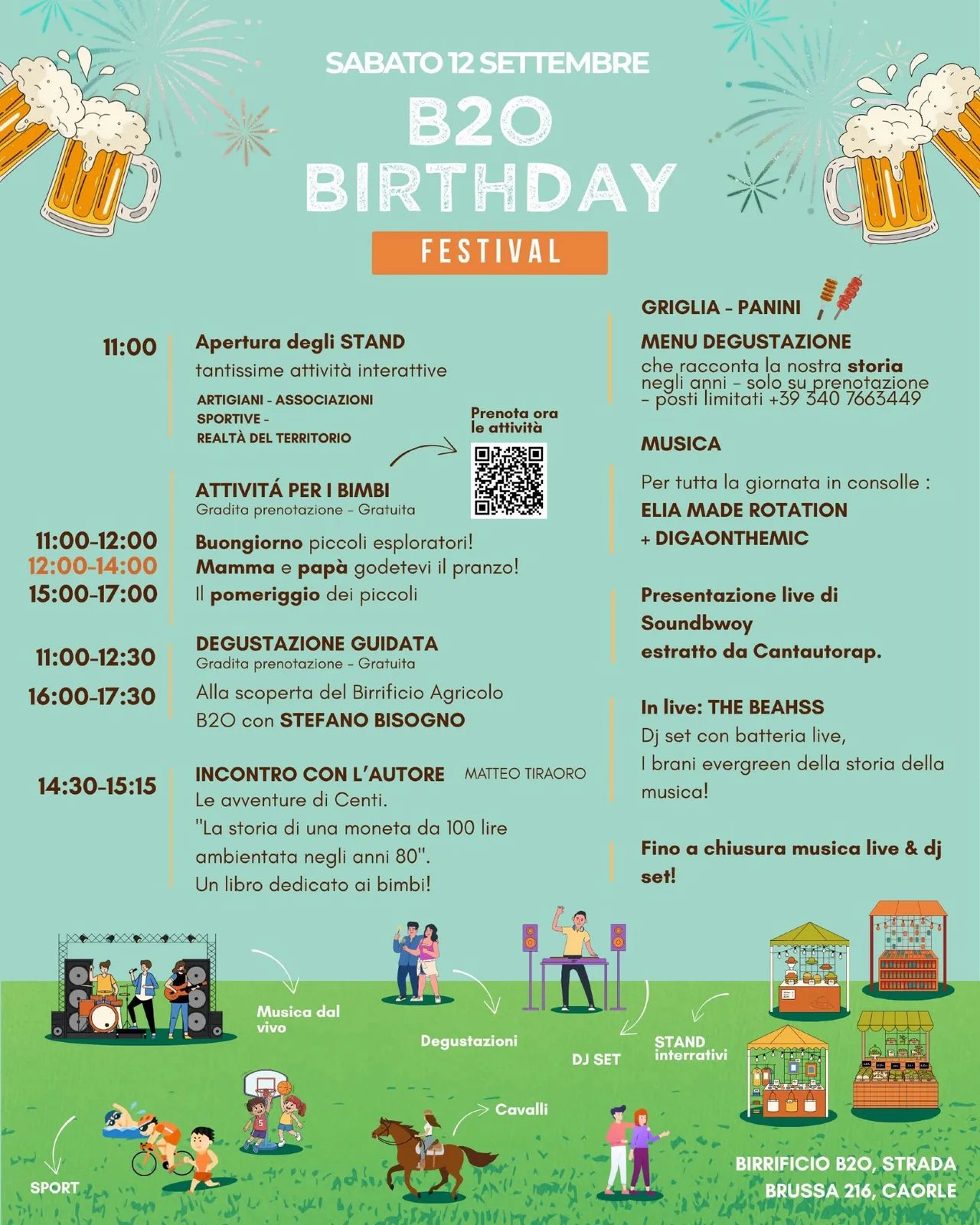 Locandina B20 Birthday Festival 2026 a Caorle (Venezia)
