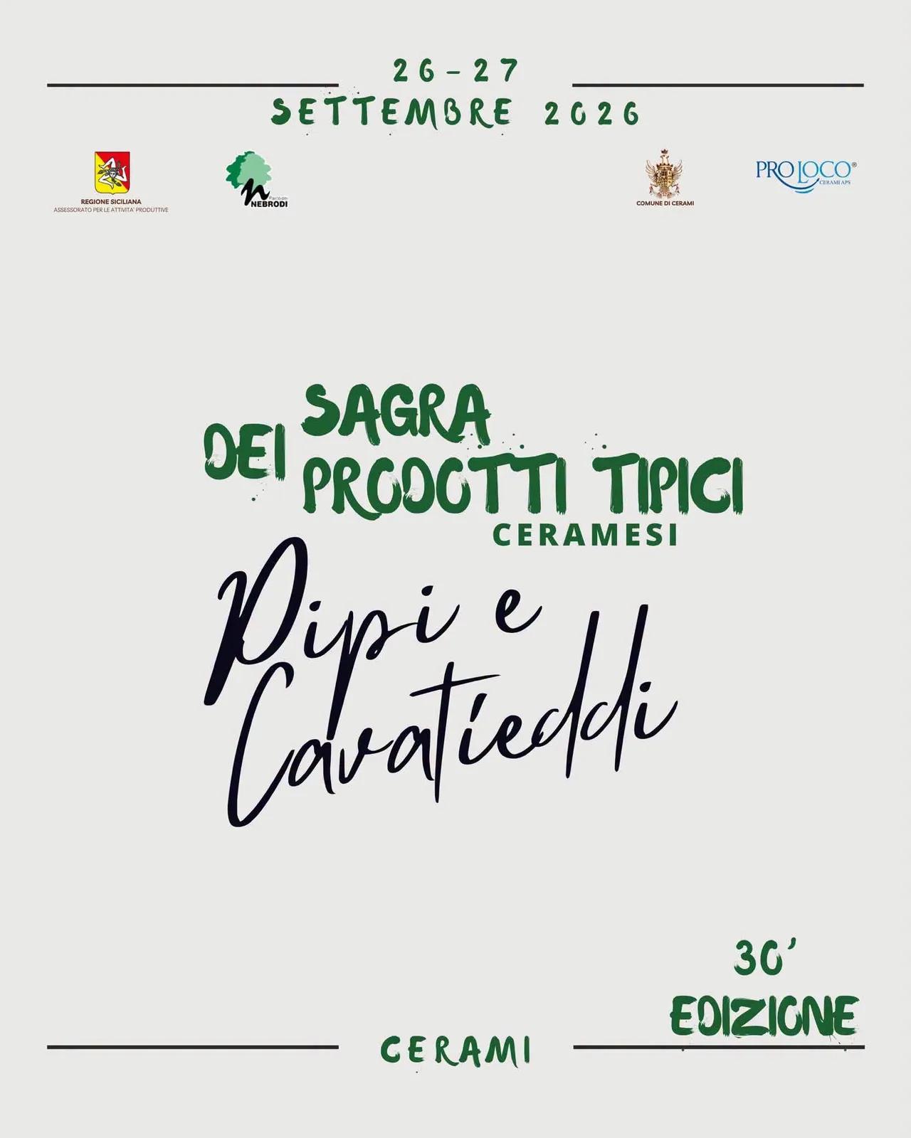 30ª Sagra dei Prodotti Tipici Ceramesi 2026