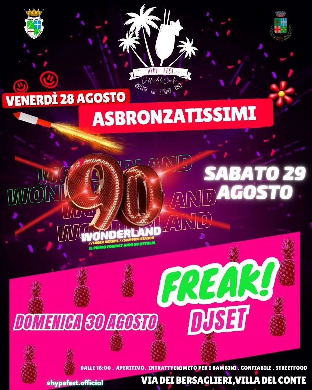 Locandina Hype Fest 2026 a Villa del Conte (Padova)