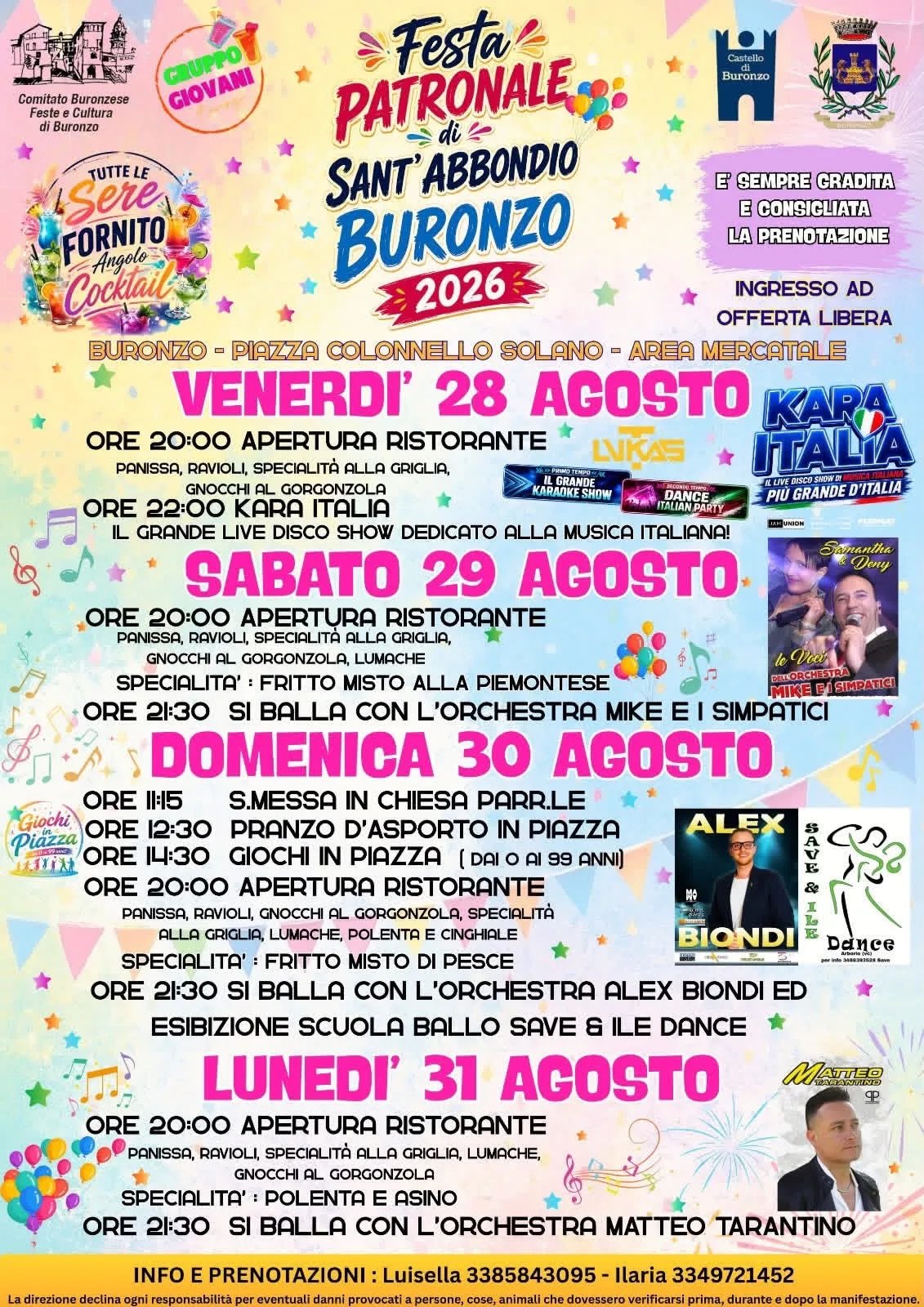 Locandina S. Messa — Sant'Abbondio 2026 a Buronzo (Vercelli)