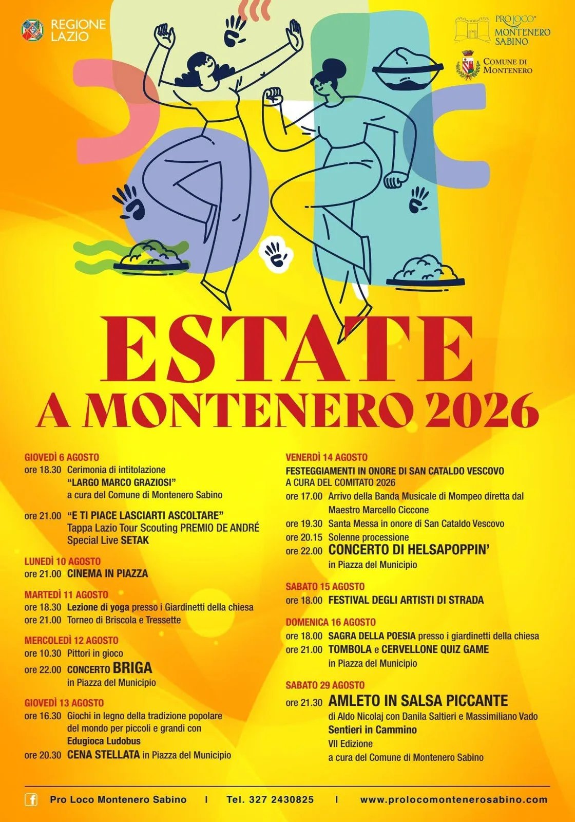 Locandina Santa Messa di San Cataldo 2026 a Montenero Sabino (Rieti)