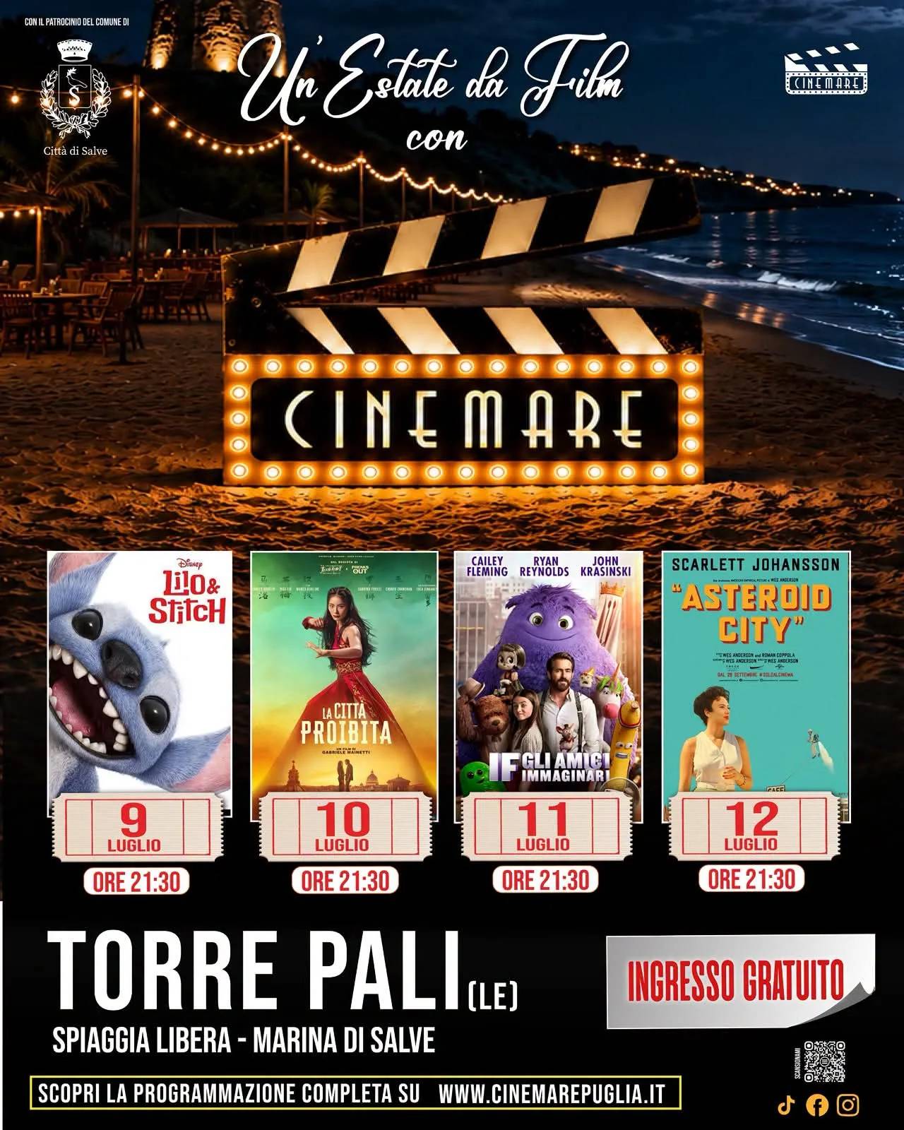 Locandina IF Gli Amici Immaginari — Un'Estate da Film 2026 a Salve (Lecce)