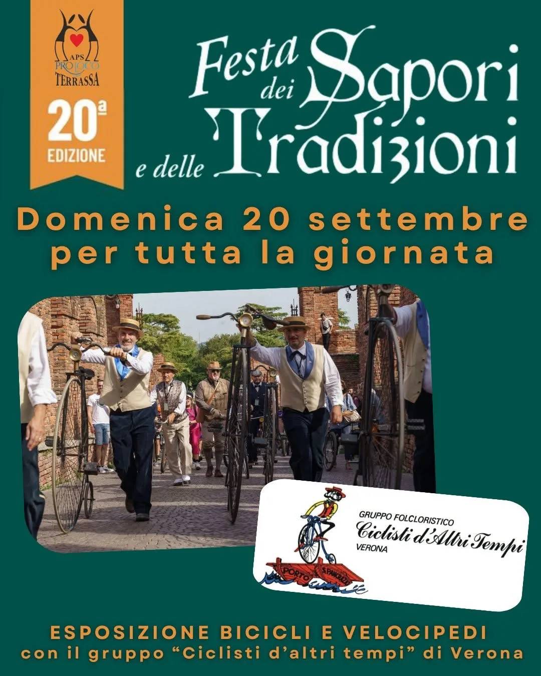 Locandina 20ª Festa dei Sapori e delle Tradizioni 2026 a Verona (VR)