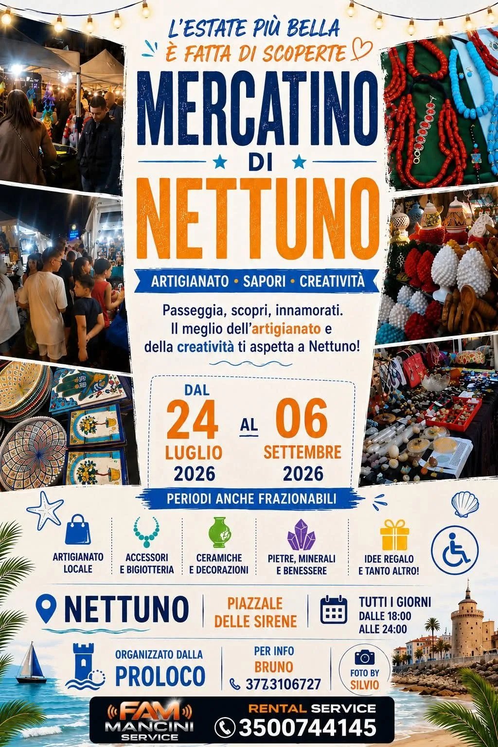Locandina Mercatino di Nettuno 2026 a Nettuno (Roma)