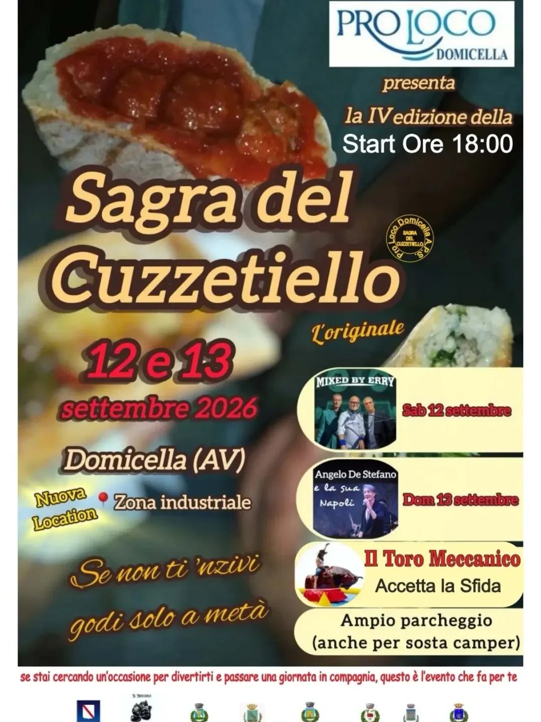 Locandina IV Edizione Sagra del Cuzzetiello 2026 a Domicella (Avellino)
