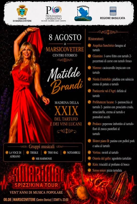 Locandina XXIX Spizzikina Tour a Marsicovetere 2026 a Marsicovetere (Potenza)