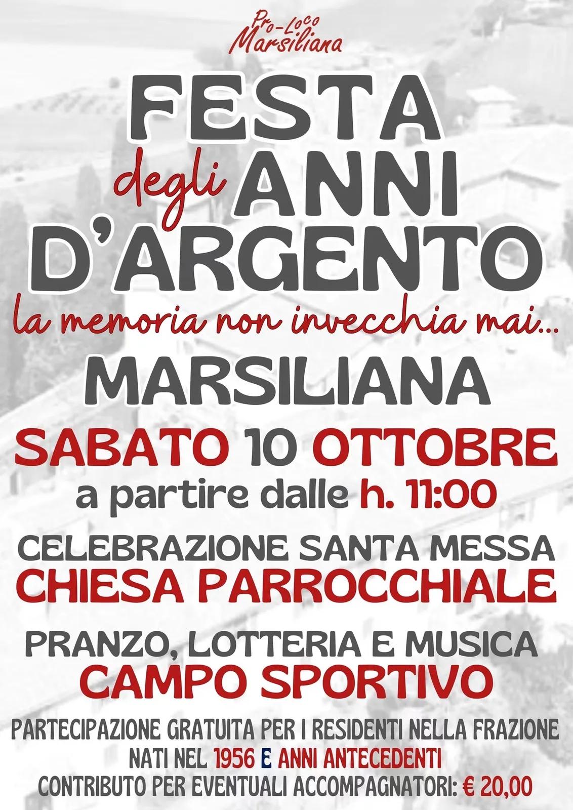 Locandina Festa degli Anni d'Argento 2026 a Capalbio (GR)