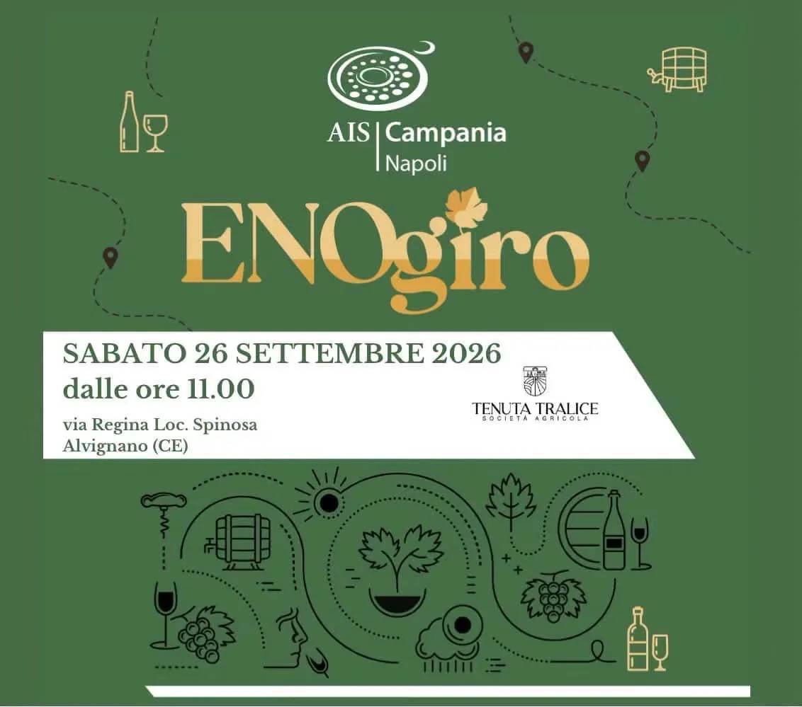 Locandina ENOgiro 2026 a Alvignano (Caserta)