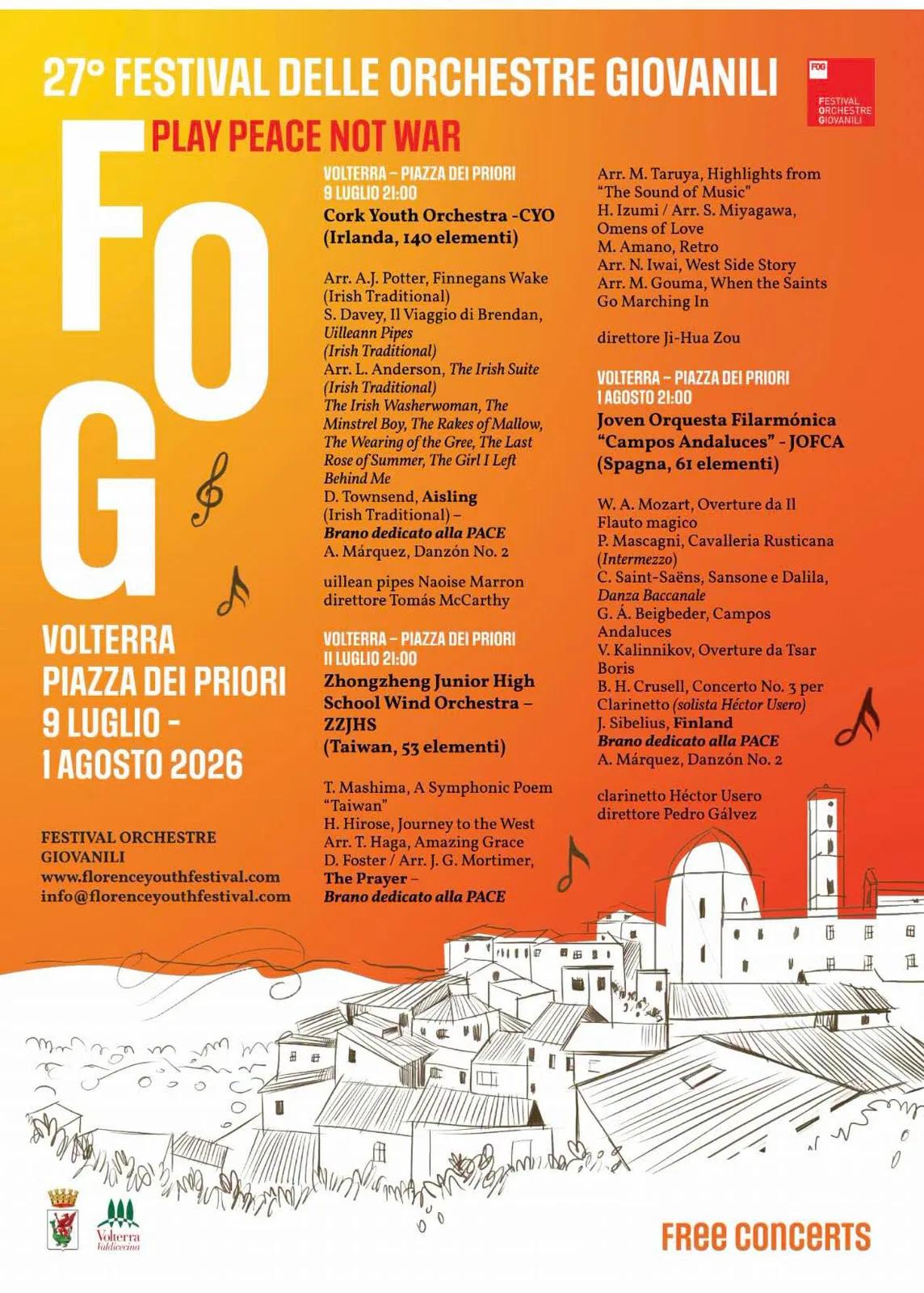 Festival delle Orchestre Giovanili — Volterra