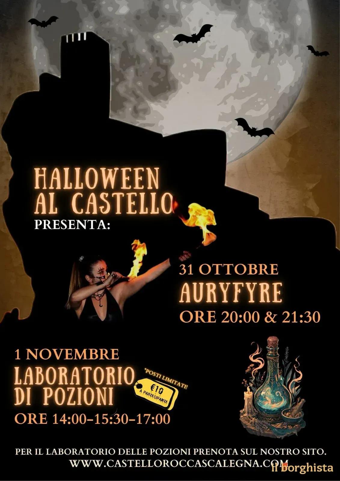 Locandina Halloween al Castello 2026 a Roccascalegna (Chieti)