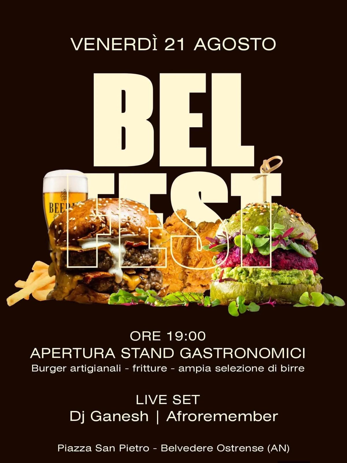 Locandina Bel Fest 2026 a Belvedere Ostrense (Ancona)