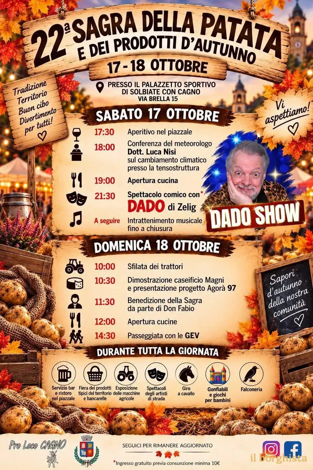 22ª Sagra della Patata e dei Prodotti d'Autunno 2026