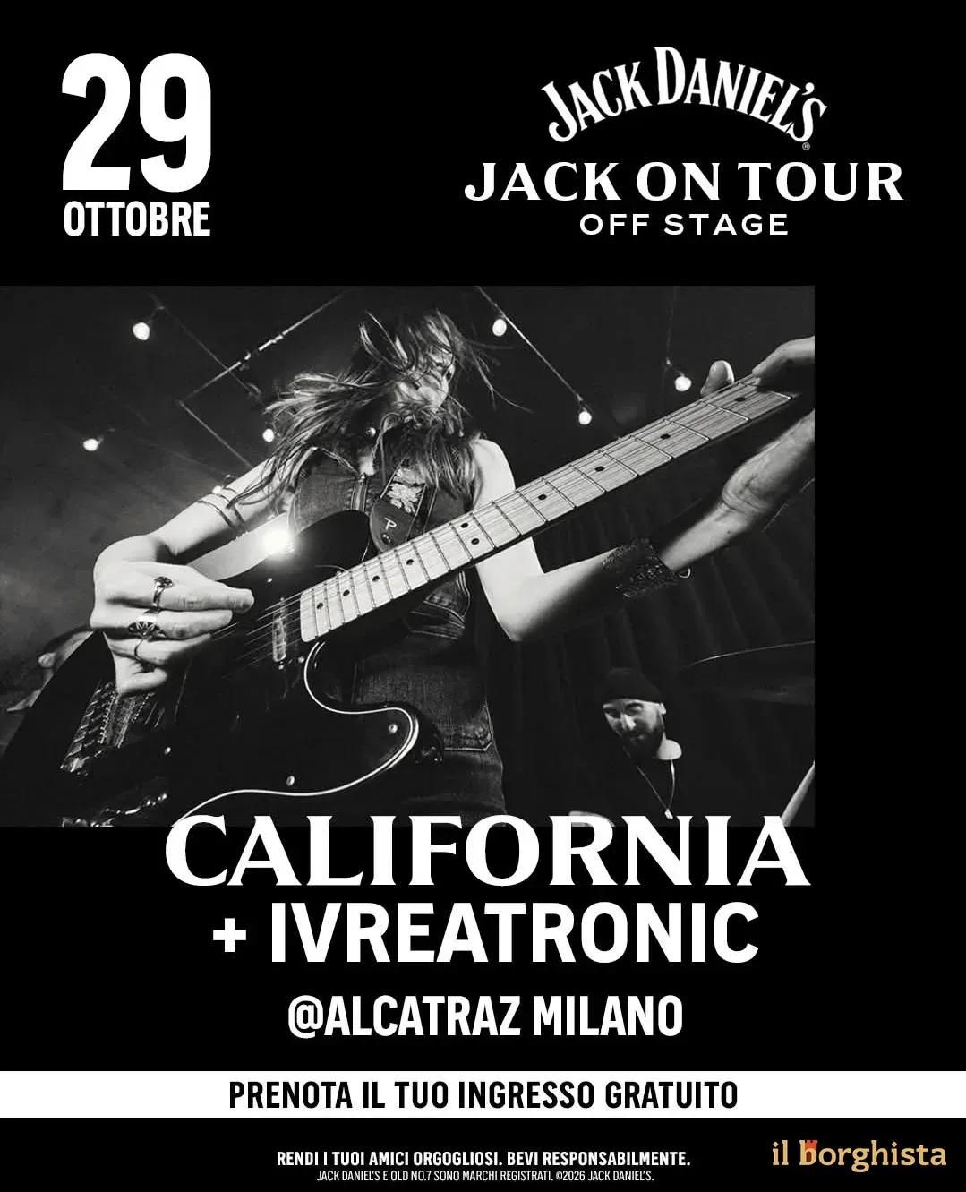 Locandina Jack Daniel's Jack On Tour Off Stage 2026 a Milano (Milano)