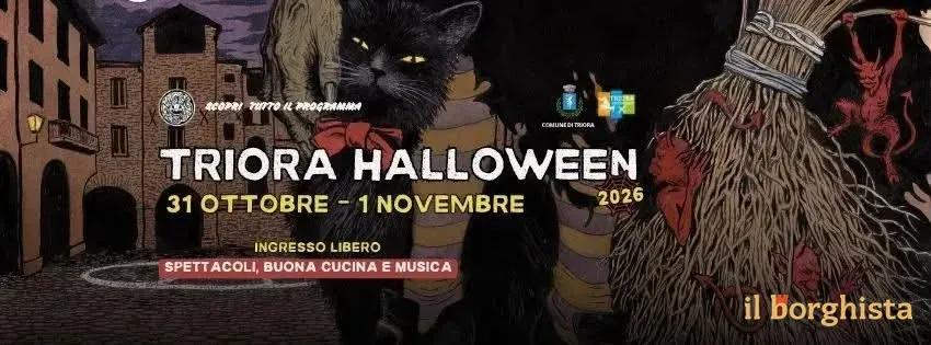Locandina Triora Halloween 2026 a Triora (Imperia)