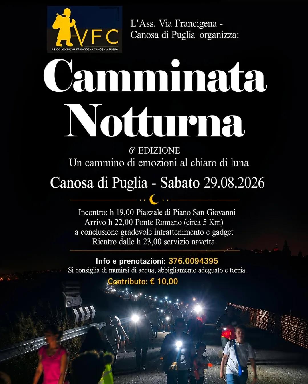 Camminata Notturna — Canosa di Puglia