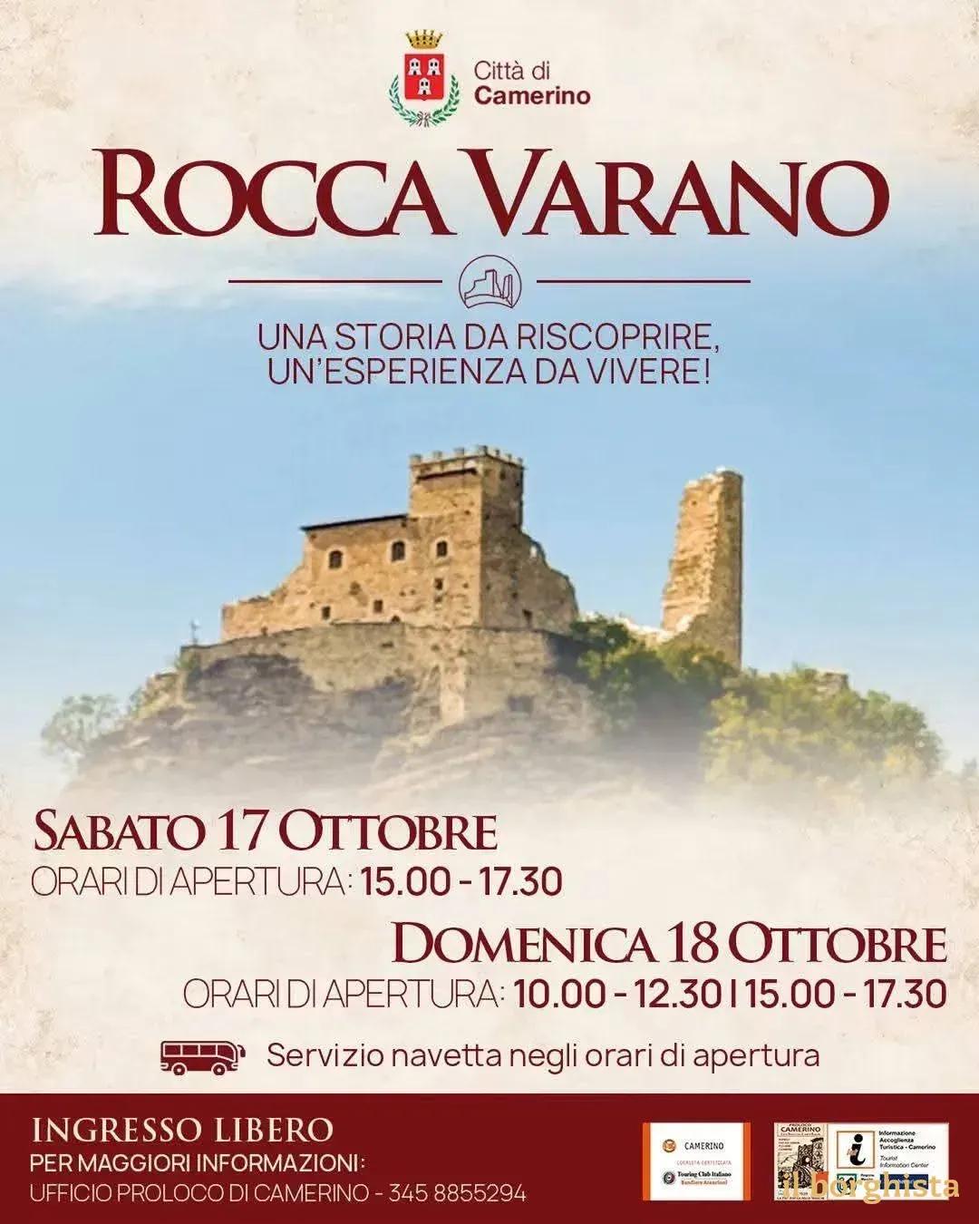 Locandina Rocca Varano 2026 a Camerino (Macerata)