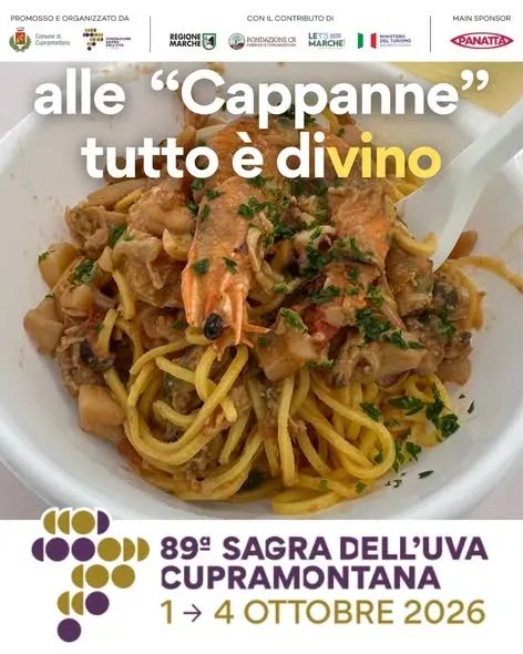89ª Sagra dell'Uva Cupramontana 2026