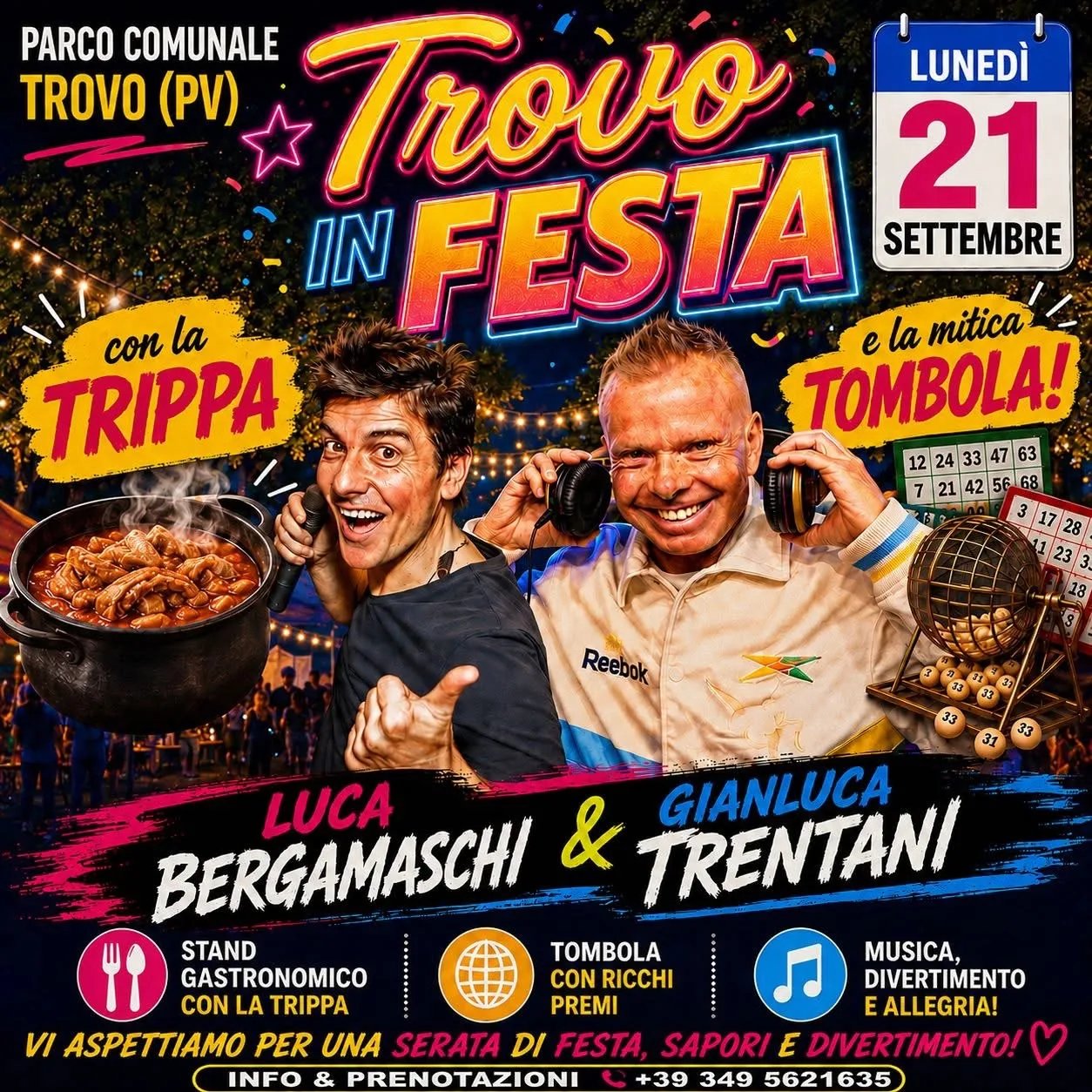 Locandina Trovo in Festa 2026 a Trovo (PV)