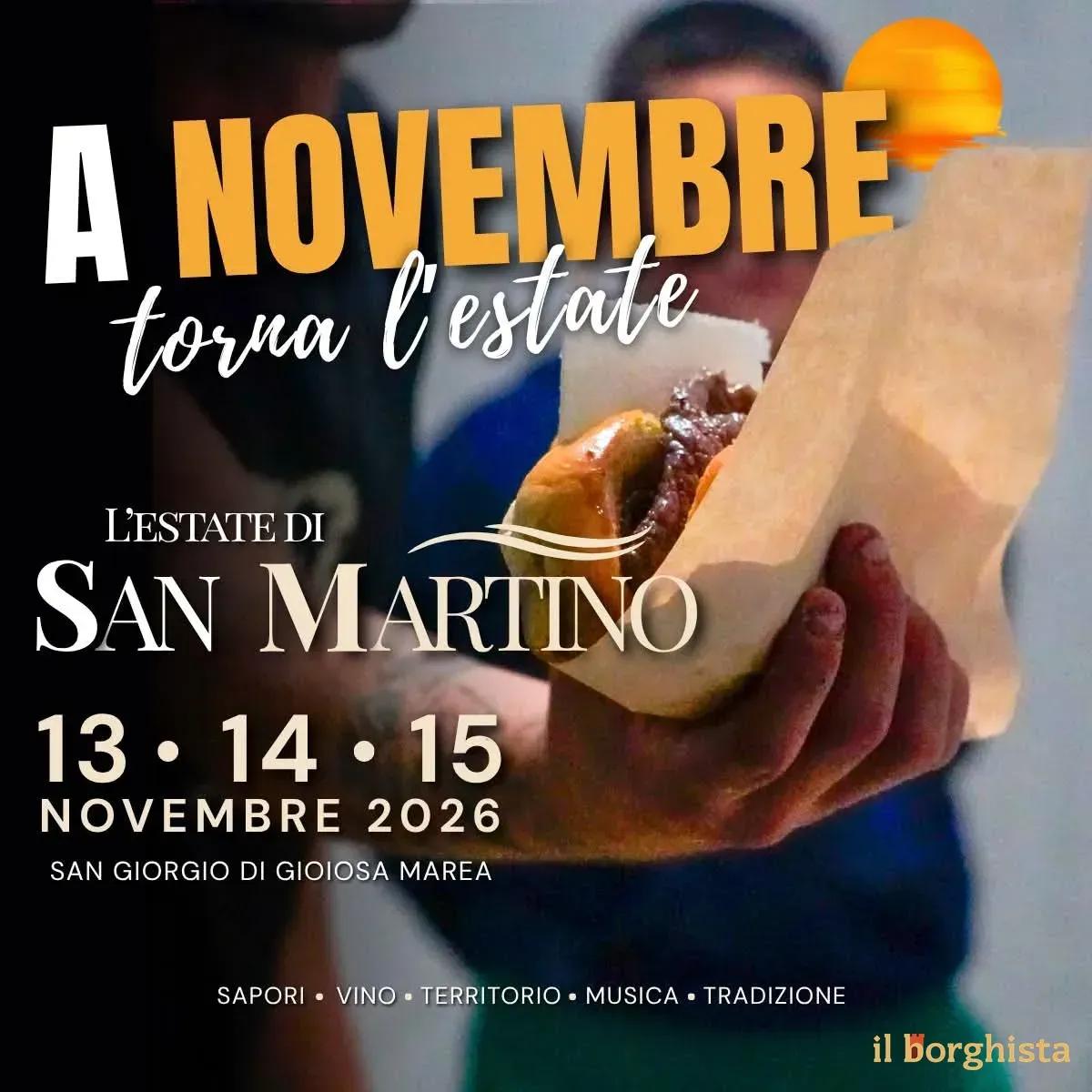 Locandina L'Estate di San Martino 2026 a San Giorgio di Gioiosa Marea (Messina)