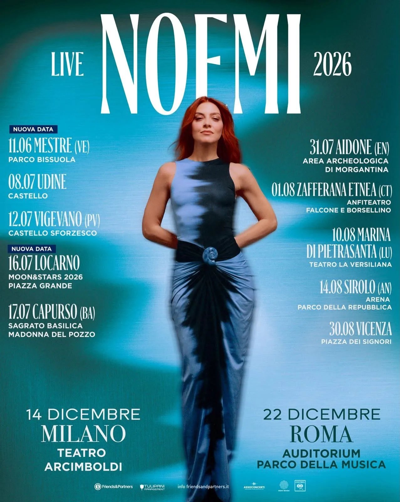 Locandina Live Noemi 2026 - Tour a Udine (Udine)