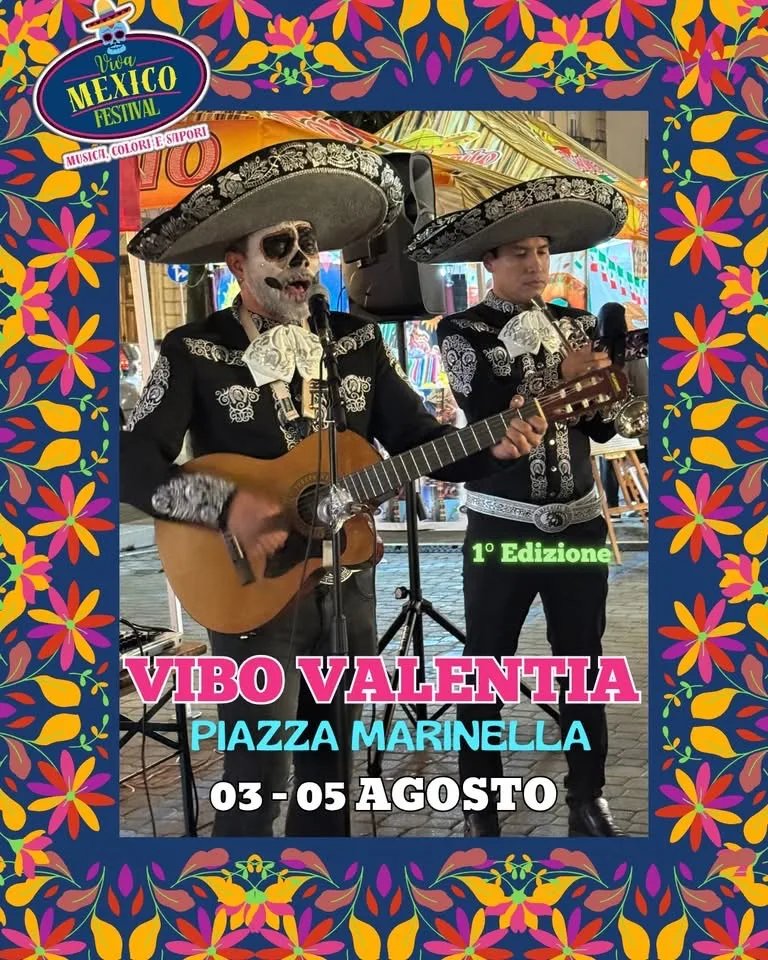 Locandina 1ª Edizione Viva Mexico Festival 2026 a Vibo Valentia (Vibo valentia)