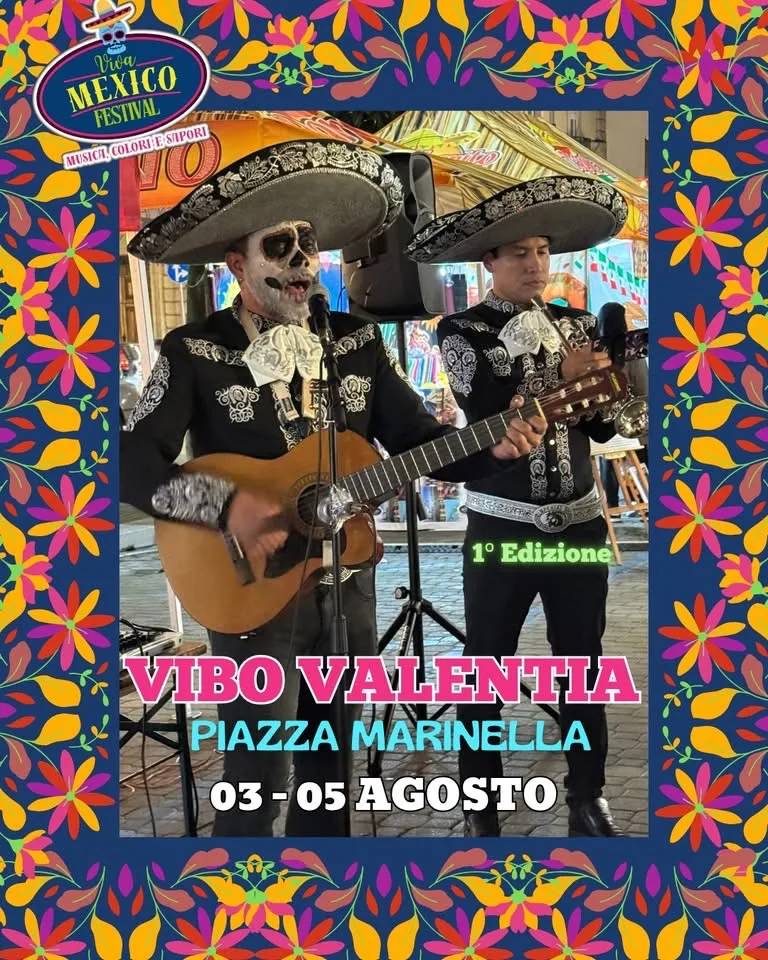 Locandina 1ª Edizione Viva Mexico Festival 2026 a Vibo Valentia (Vibo valentia)