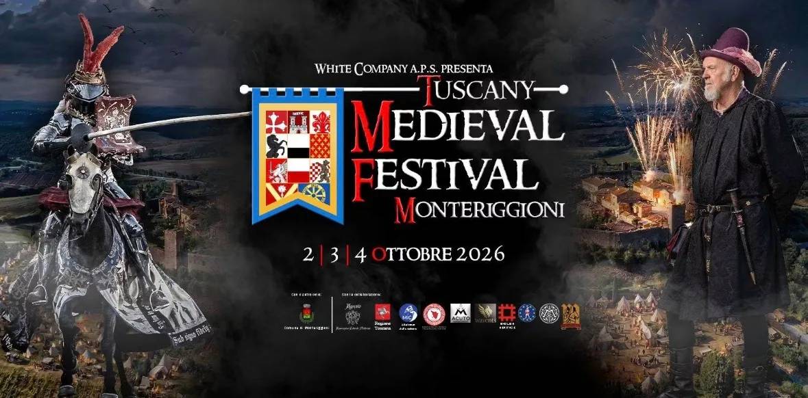 Locandina Tuscany Medieval Festival Monteriggioni 2026 a Monteriggioni (Siena)