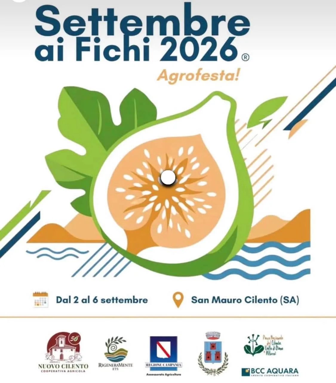 Locandina Settembre ai Fichi 2026 - Agrofesta a San Mauro Cilento (Salerno)