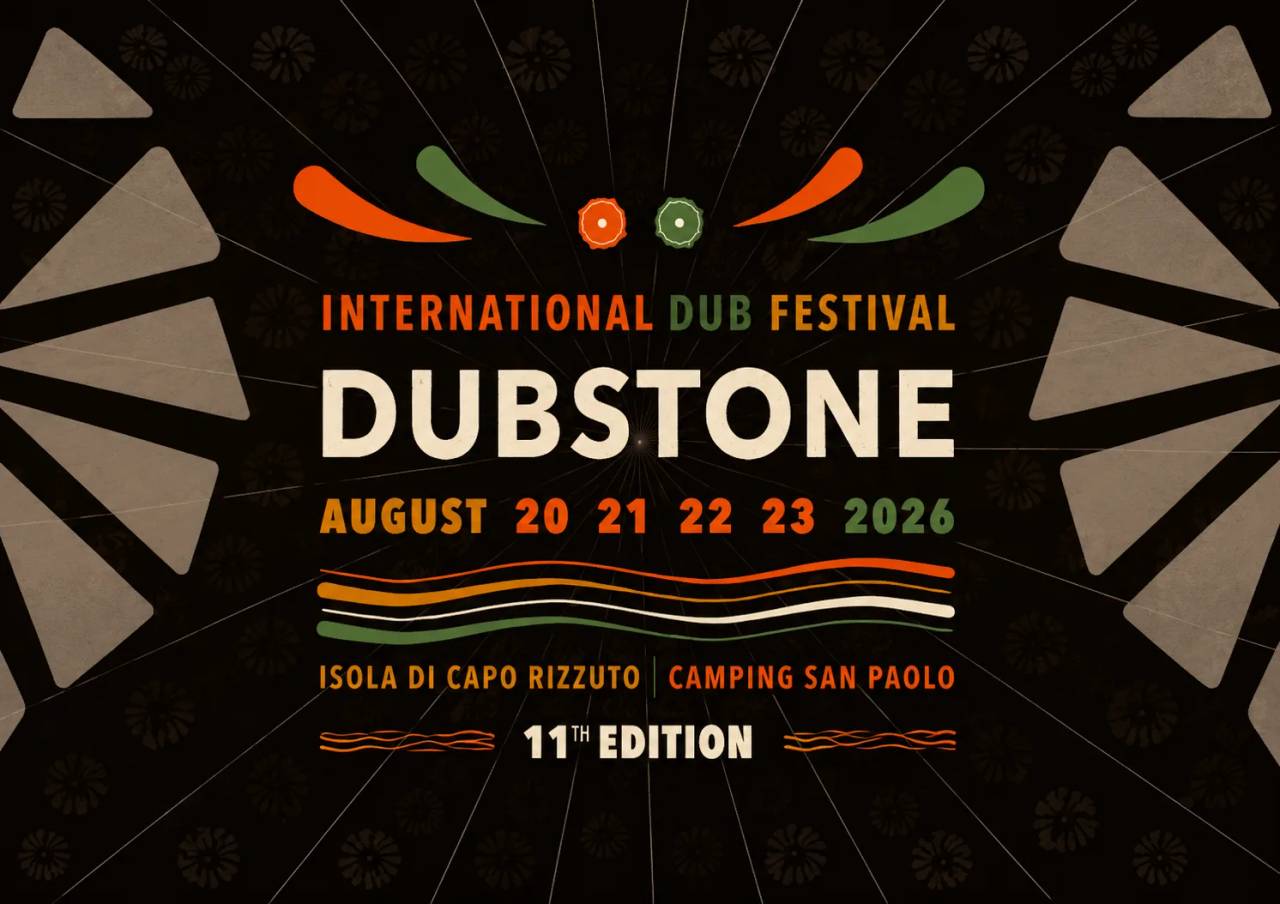 Locandina 11ª International Dub Festival Dubstone 2026 a Isola di Capo Rizzuto (Crotone)