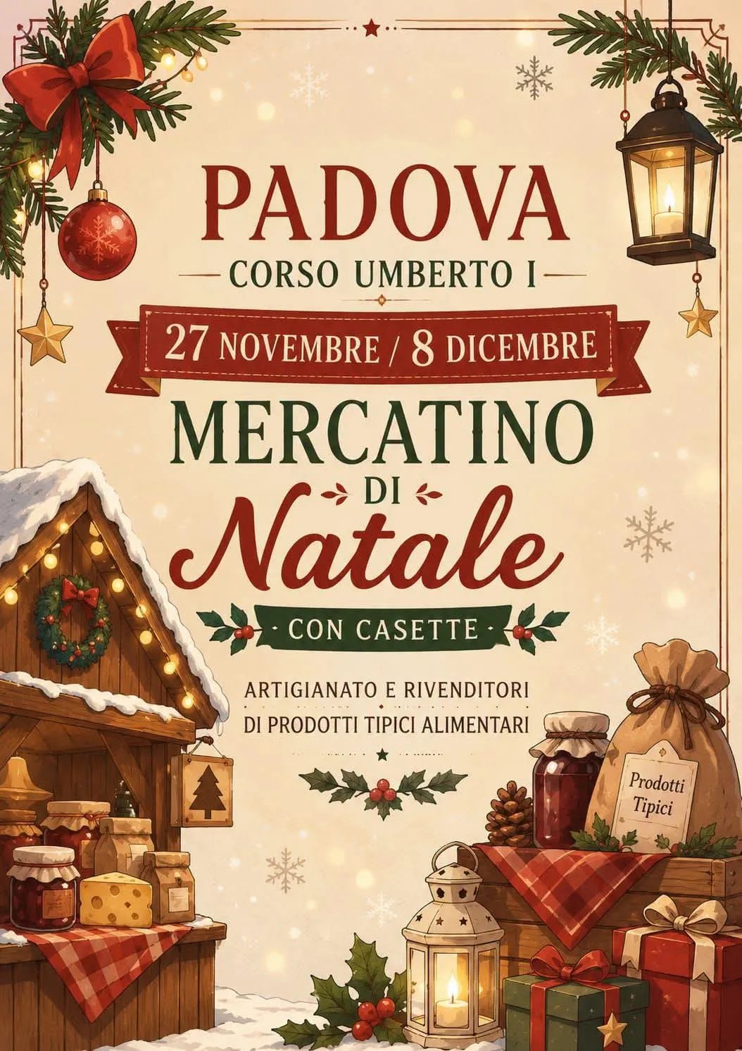 Locandina Mercatino di Natale 2026 a Padova a Padova (Padova)