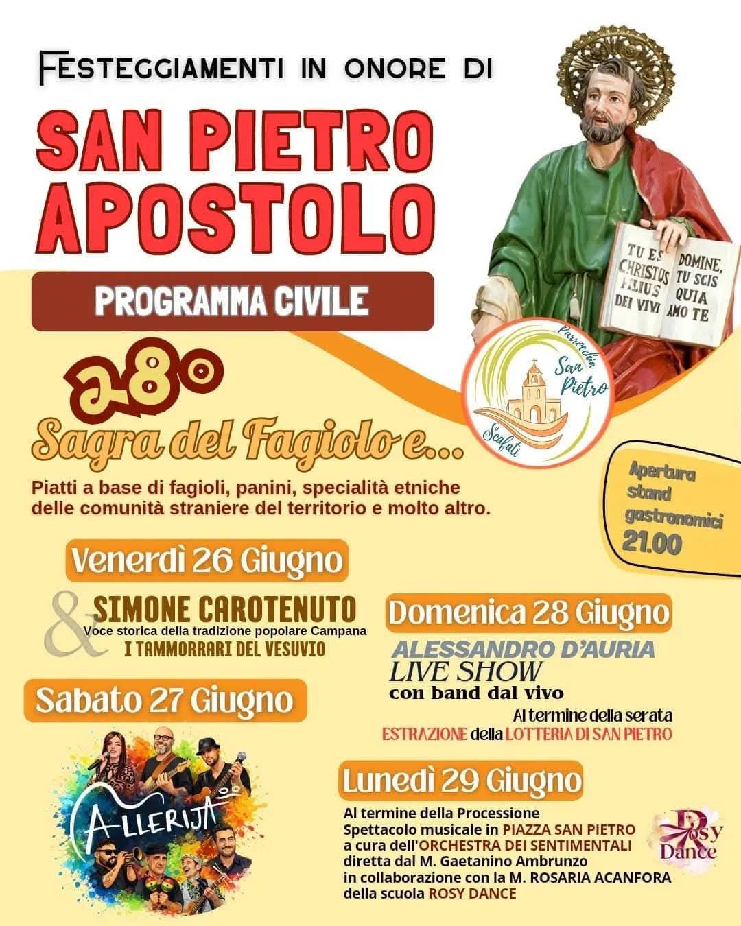 Locandina Sagra del Fagiolo 2026 a Scafati (Salerno)