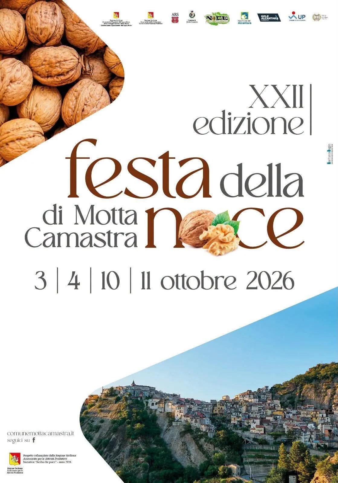 22ª Festa della Noce di Motta Camastra 2026