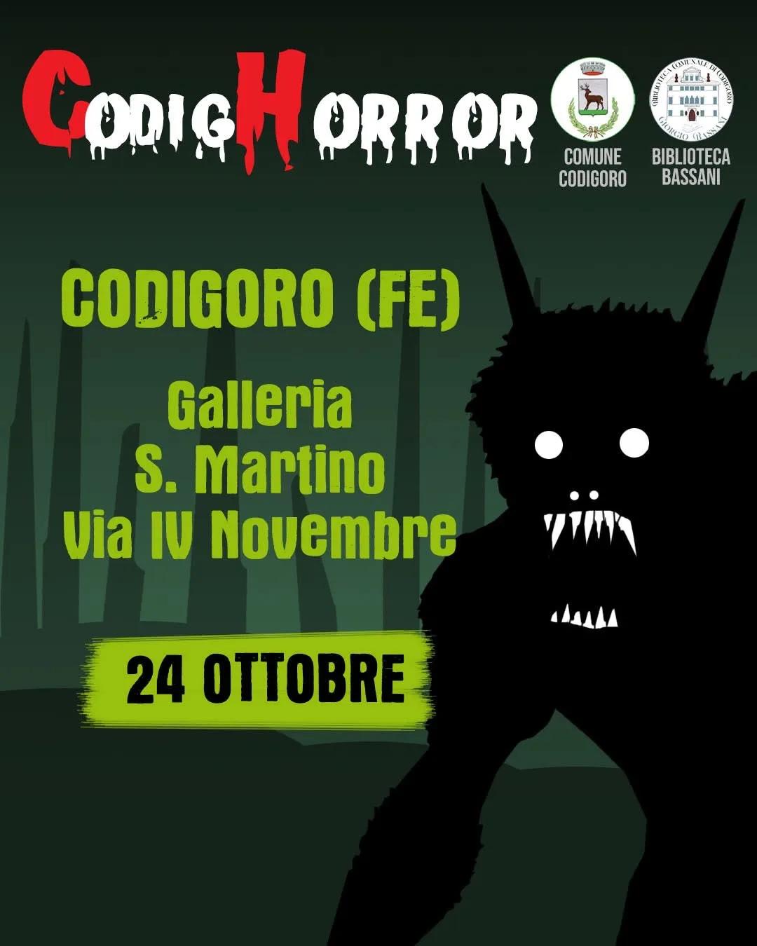 Locandina CodigHorror 2026 a Codigoro (Ferrara)