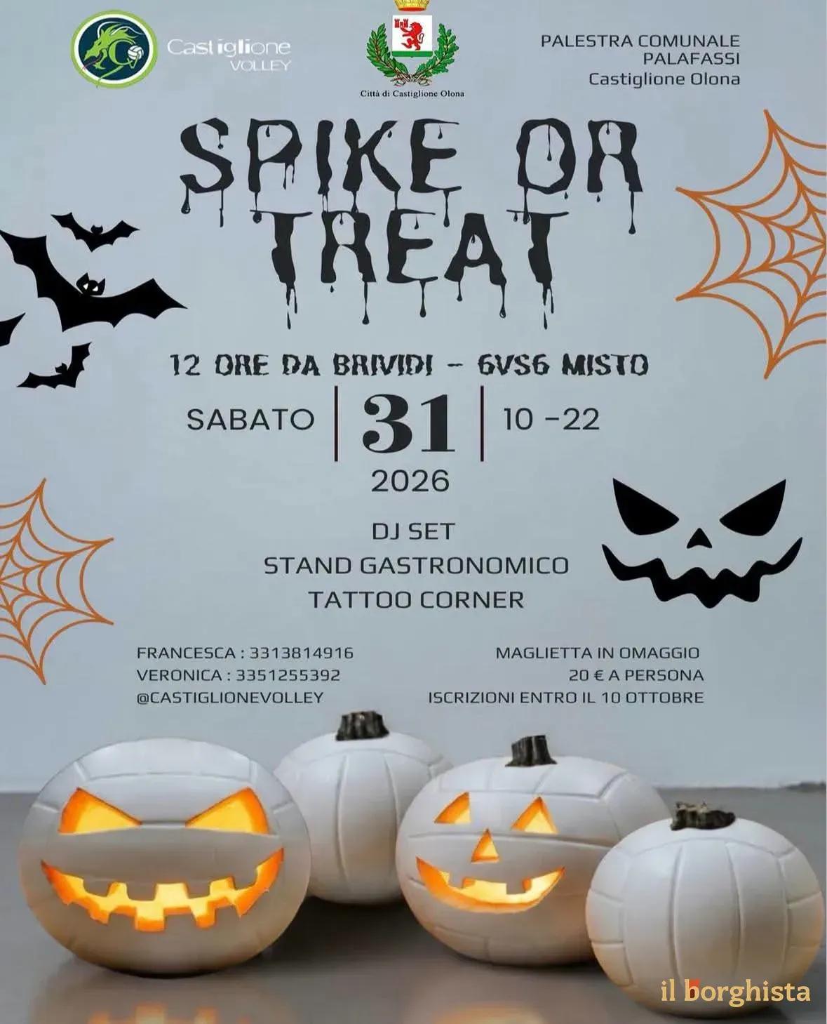 Locandina Spike or Treat 2026 a Castiglione Olona (Varese)