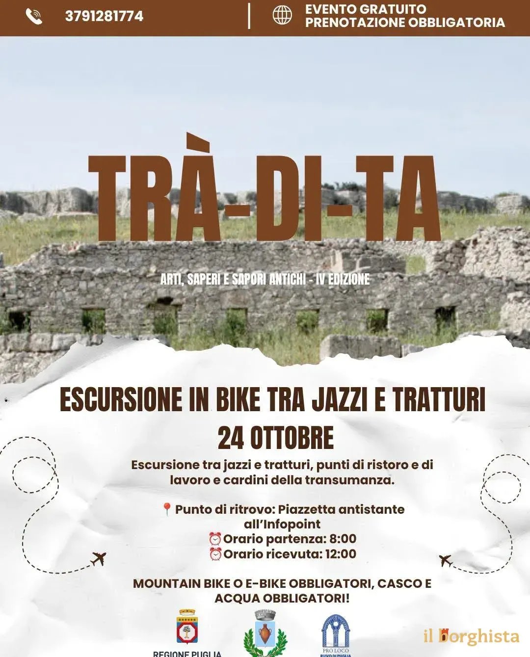 Trà-Di-Ta — IV Ed. 2026: Escursione tra jazzi e tratturi