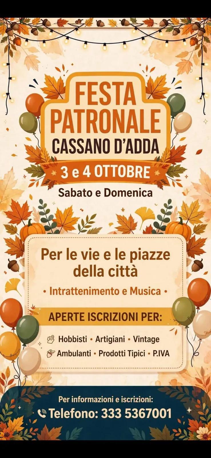 Festa Patronale Cassano d'Adda 2026