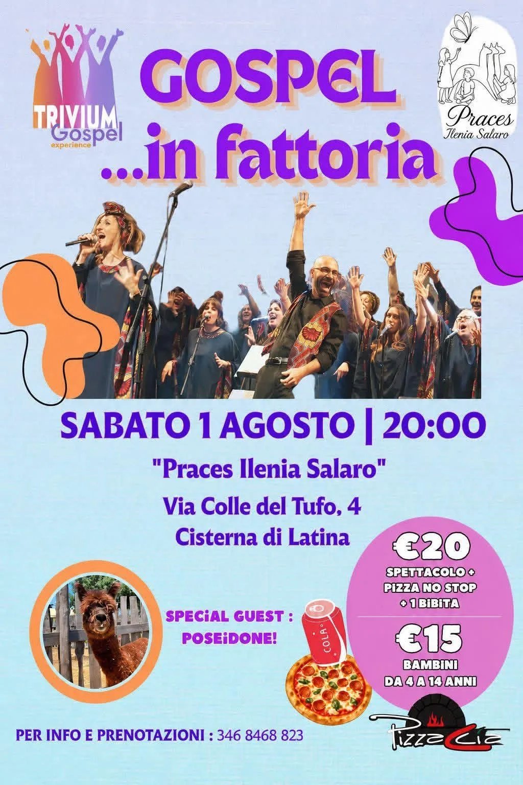 Locandina Gospel... in fattoria 2026 a Cisterna di Latina (Latina)