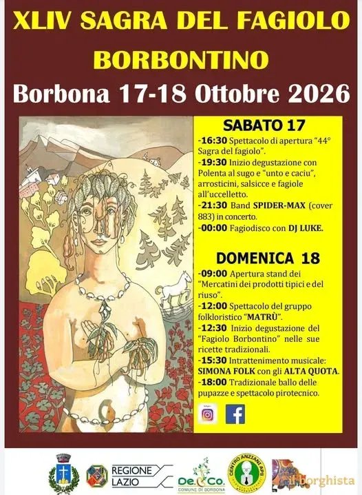 44ª Sagra del Fagiolo Borbontino 2026