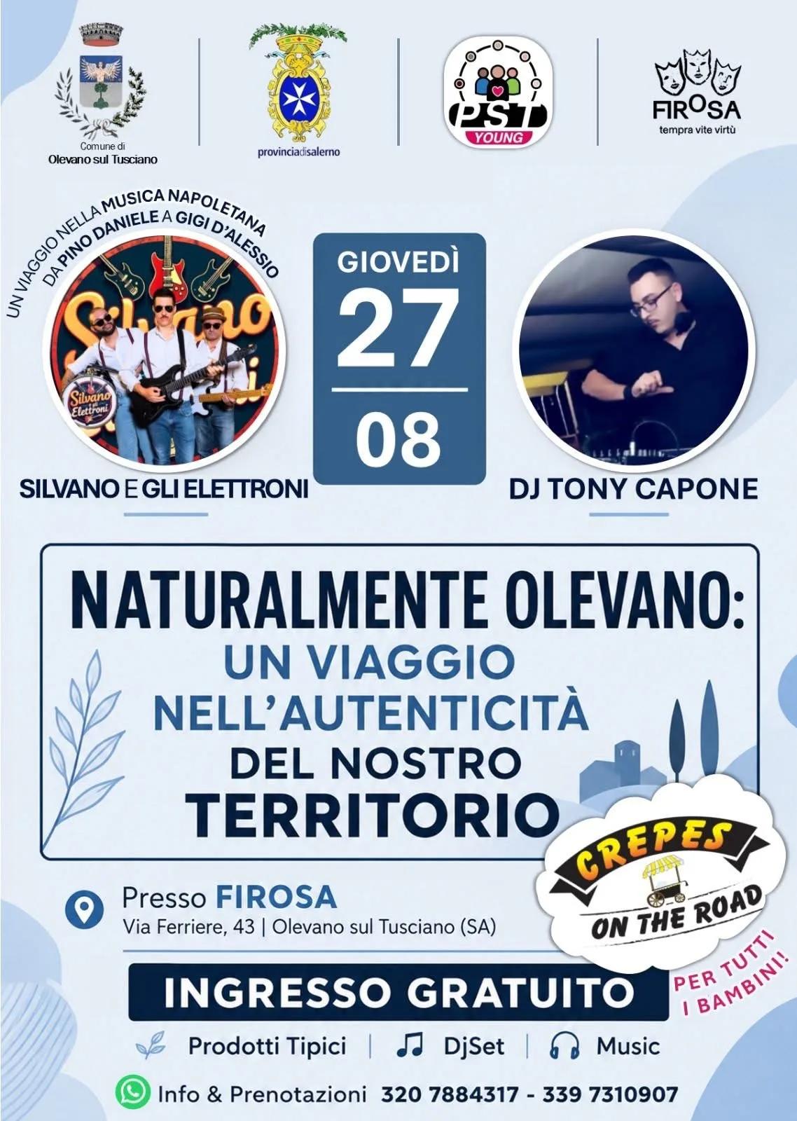 Locandina Naturally Olevano 2026: Un viaggio nell'autenticità a Olevano sul Tusciano (Salerno)
