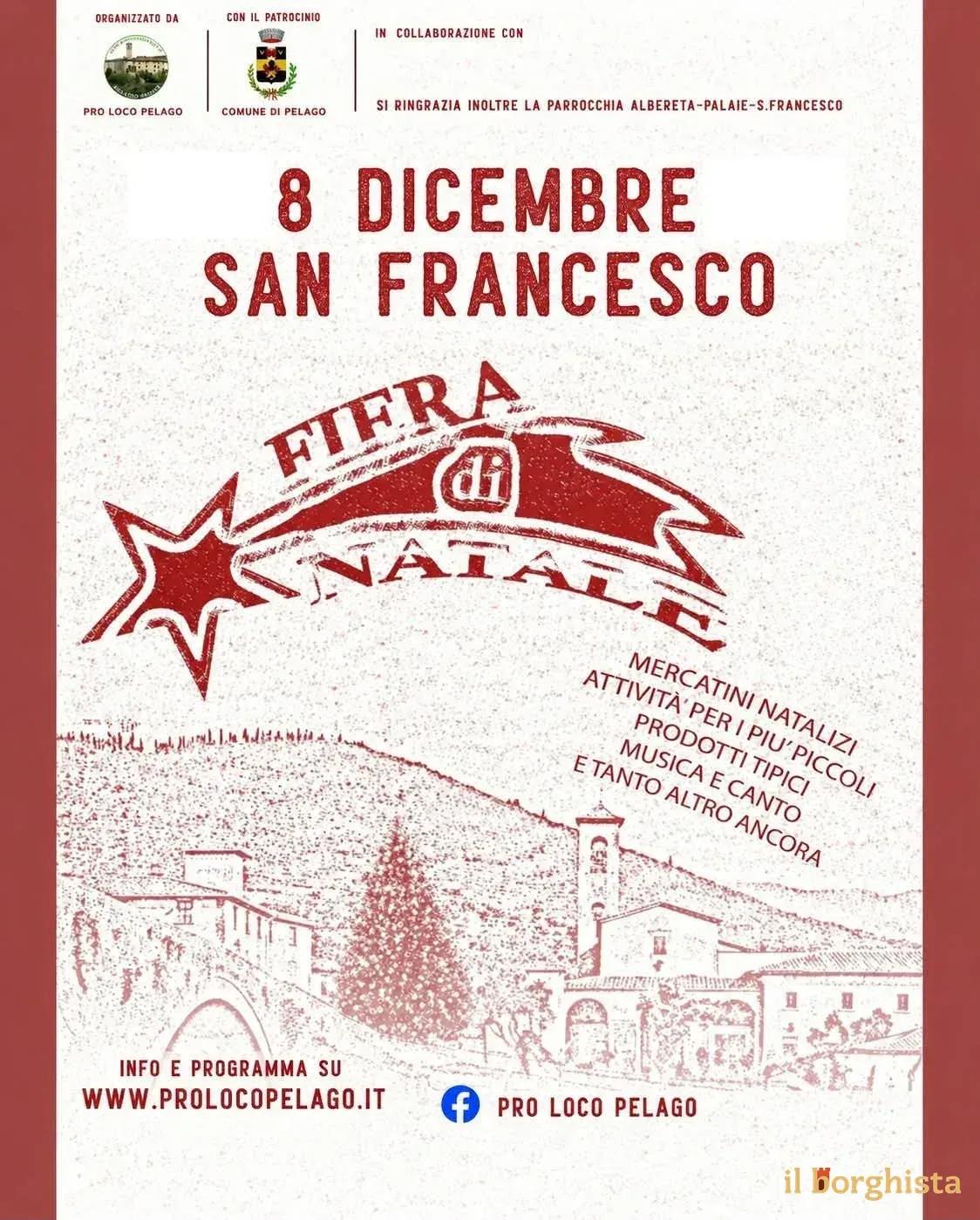 Locandina Fiera di Natale 2026 - Pelago a Pelago (Firenze)
