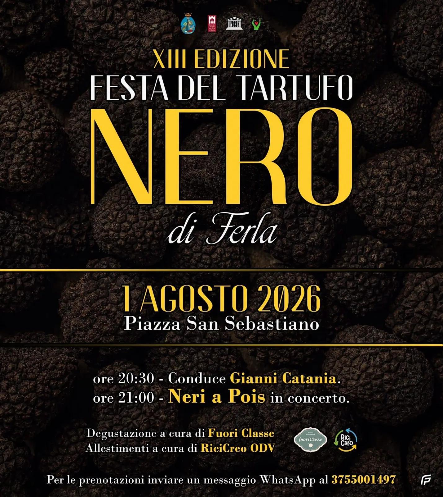Festa del Tartufo Nero — Ferla