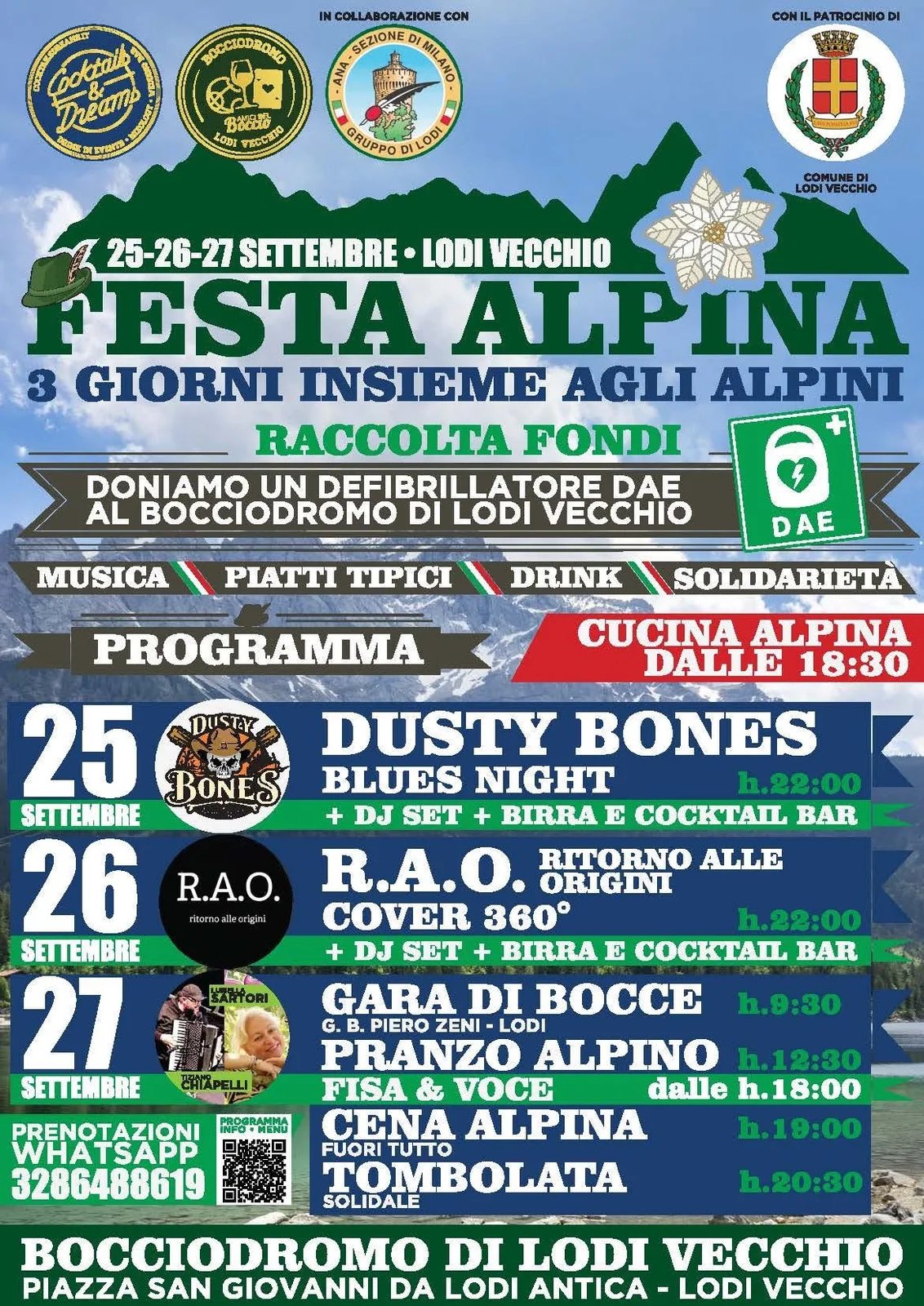 Locandina Festa Alpina 2026 a Lodi Vecchio (Lodi)