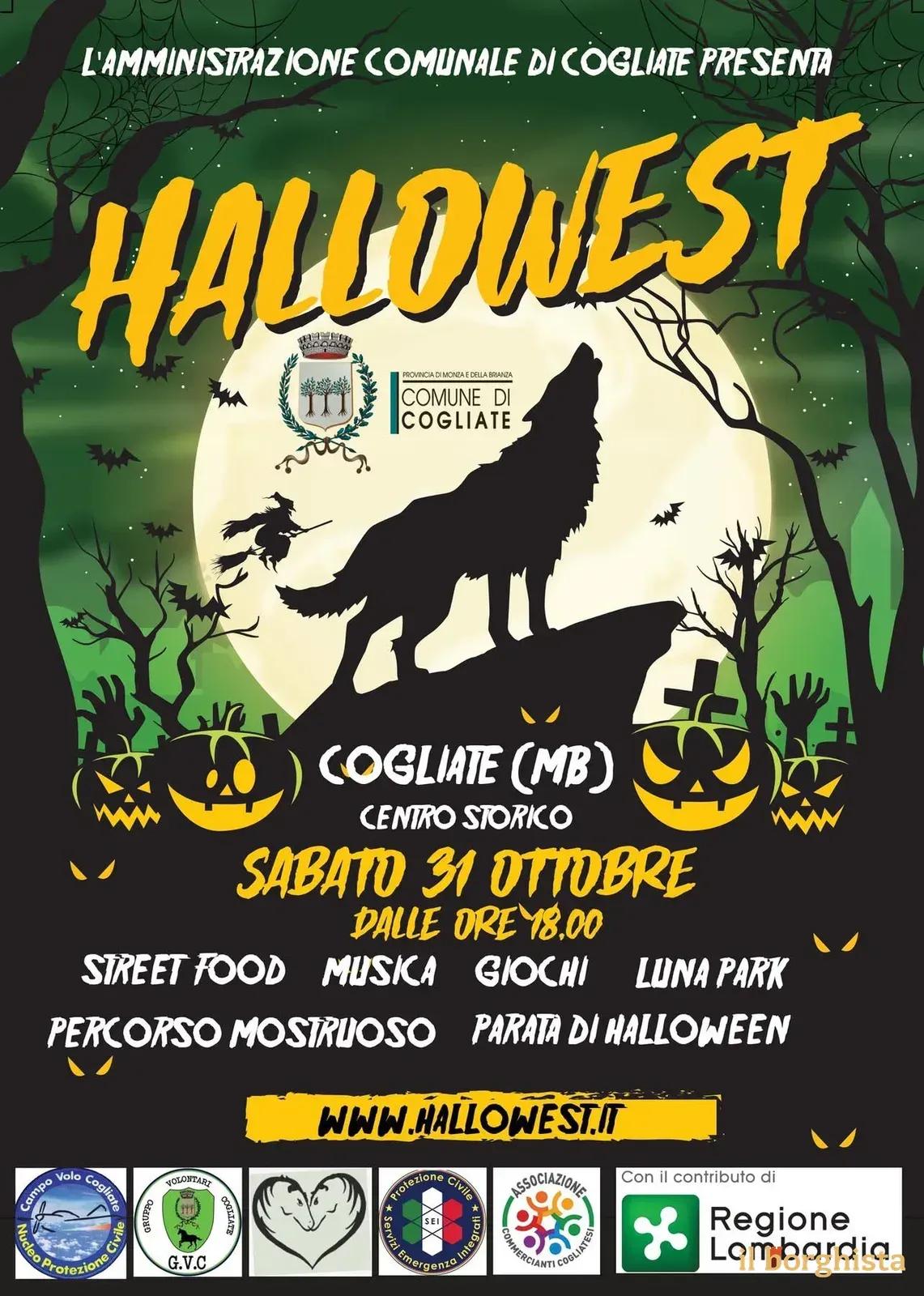 Locandina Hallowest 2026 a Cogliate (Monza e della Brianza)