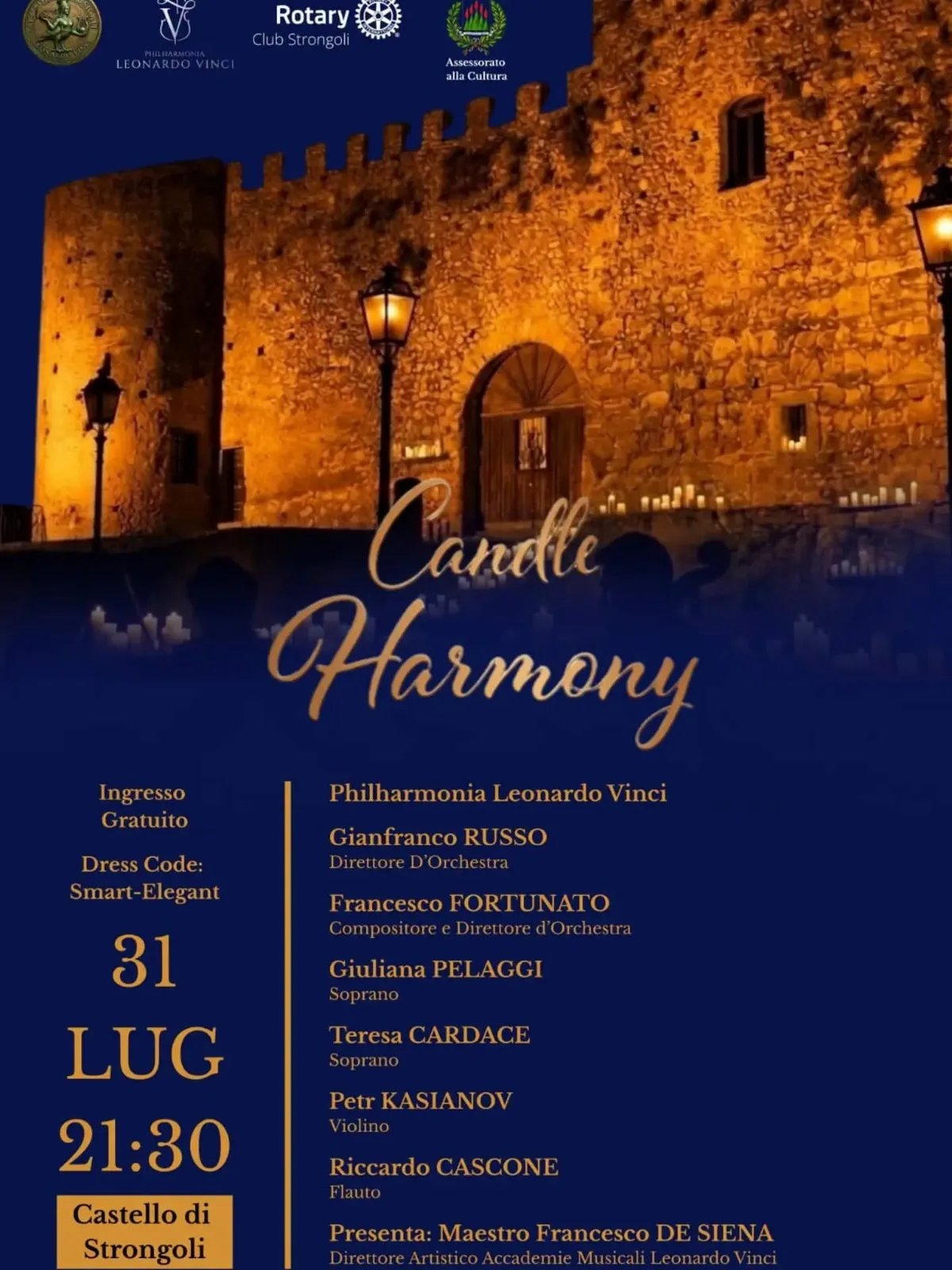 Locandina Candle Harmony 2026 a Strongoli (Crotone)