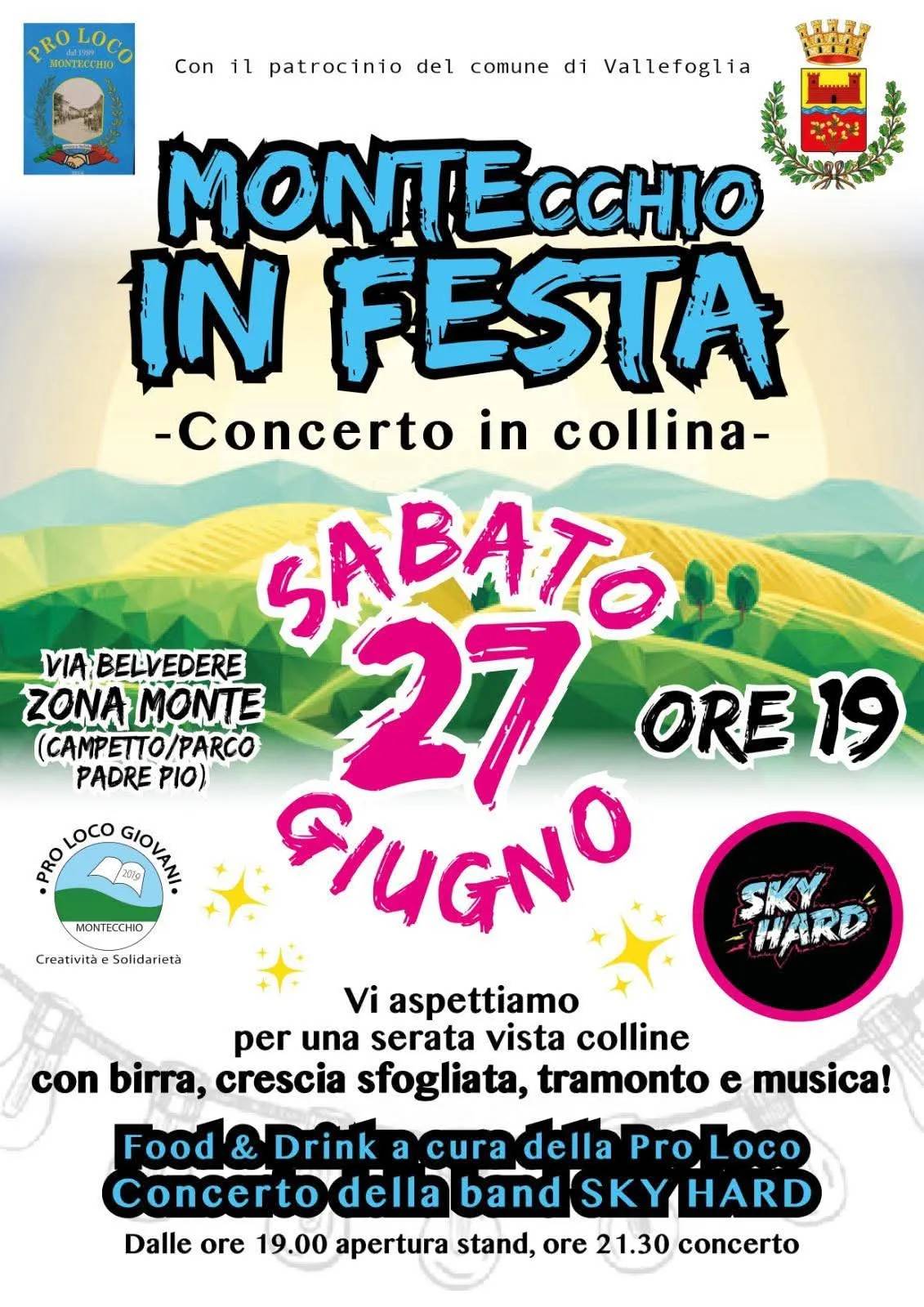 Locandina Monte di Festa 2026 a Vallefoglia (Pesaro e urbino)