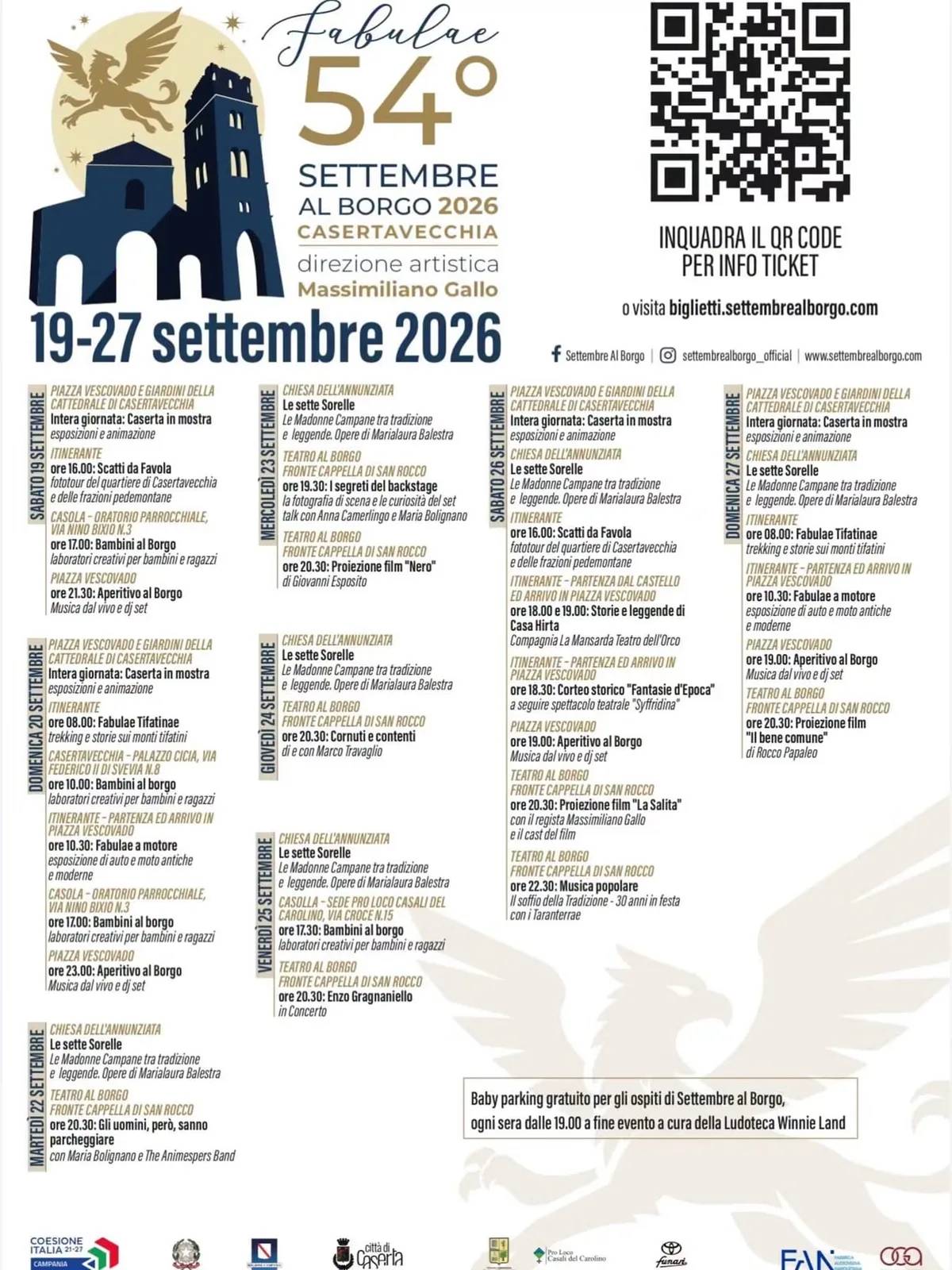 Locandina Le sette Sorelle 2026 a Caserta (Caserta)